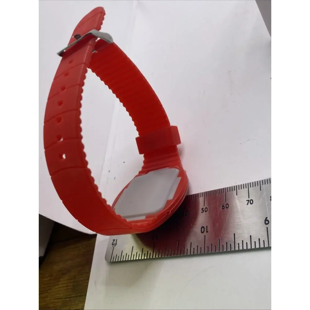 Red Sports LED WatcH New Battery Unisex